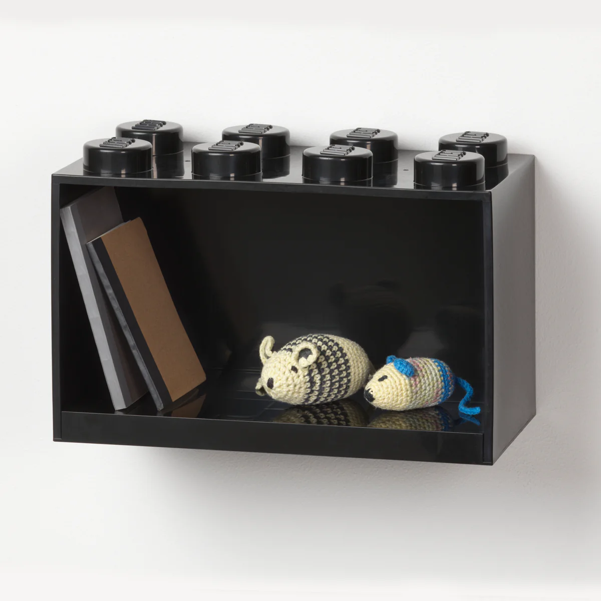 LEGO® 8-Stud Brick Shelf - Black - Image 3
