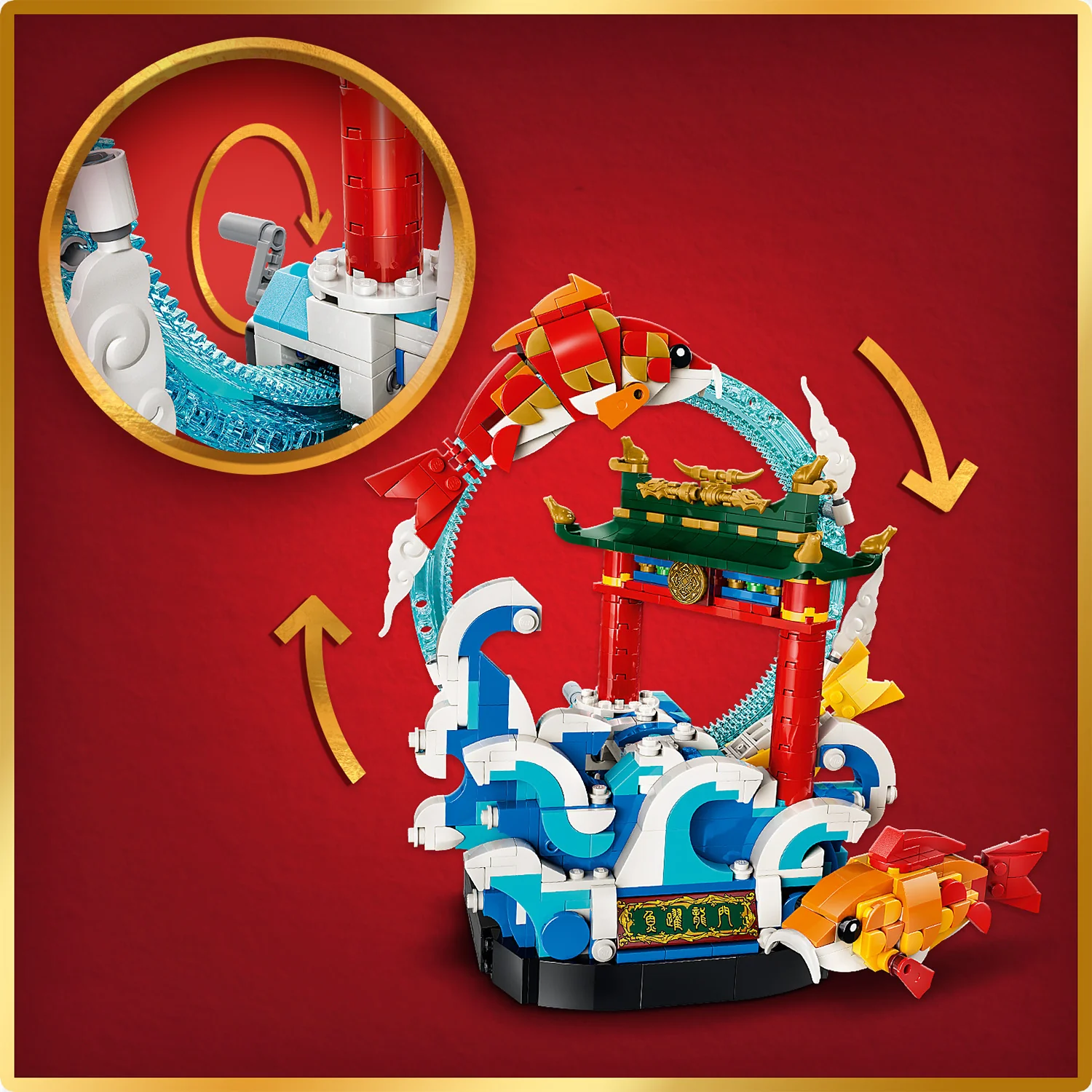 LEGO® Chinese Festivals Prosperity Carp Leaping - Image 8