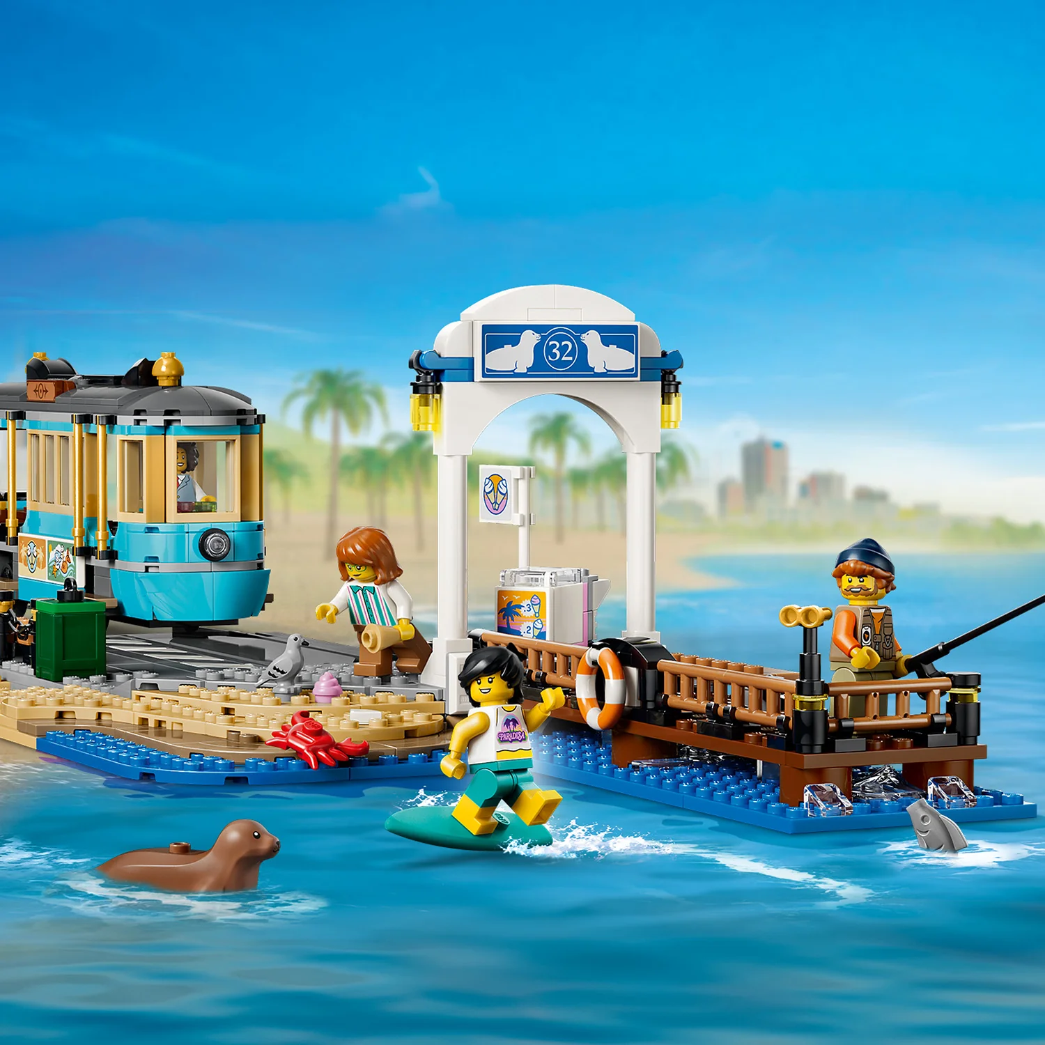 LEGO® City Classic Beach Streetcar - Image 8