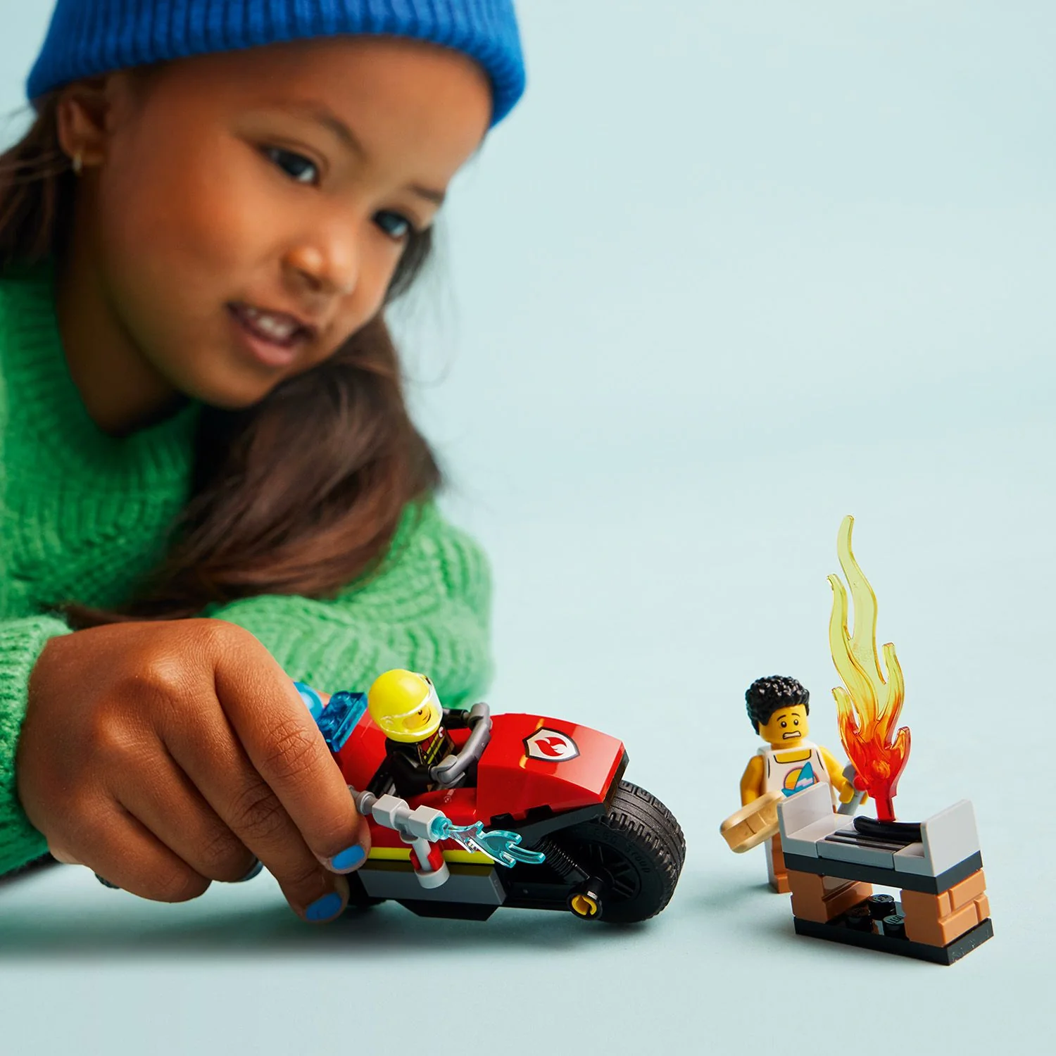 LEGO® City Fire Rescue Motorcycle - Image 8