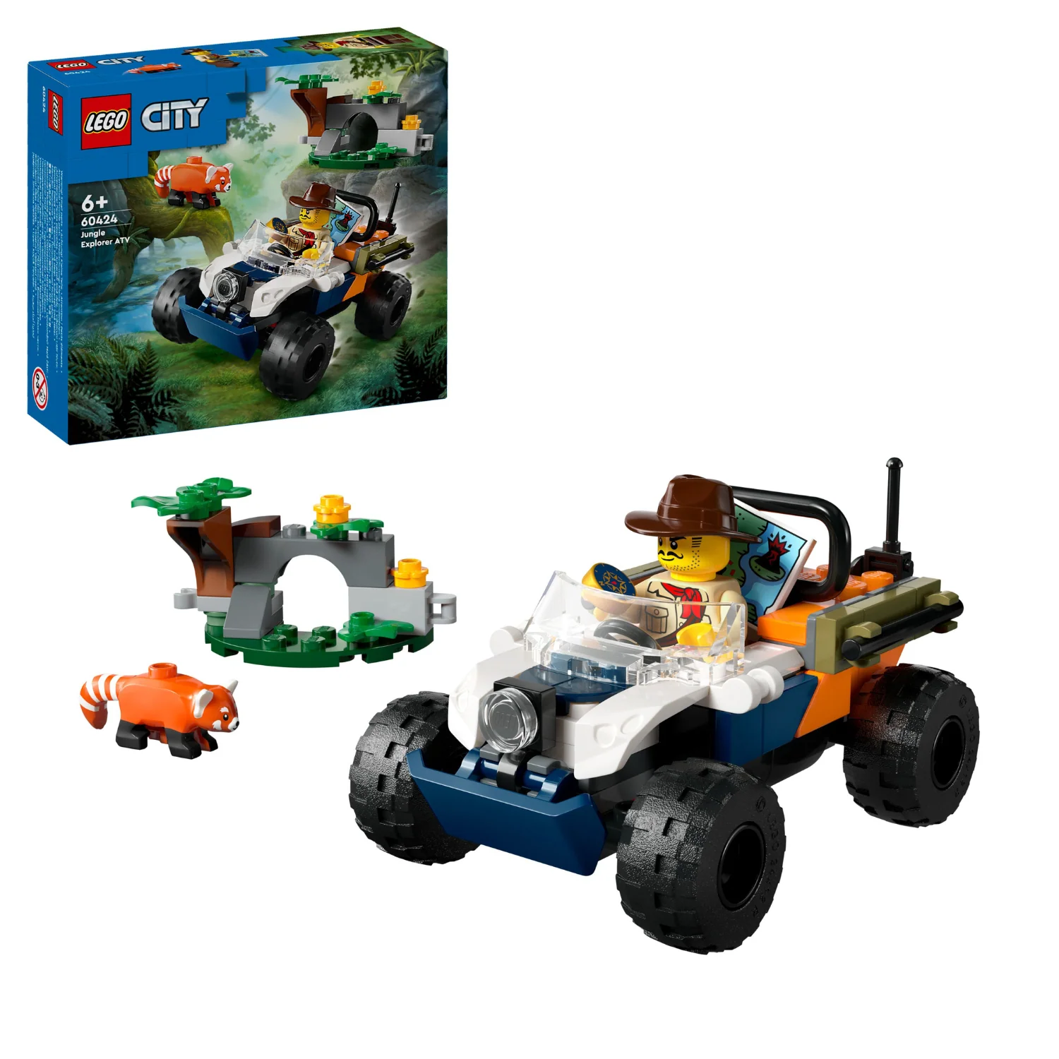 LEGO® City Jungle Explorer ATV Red Panda Mission - Image 9