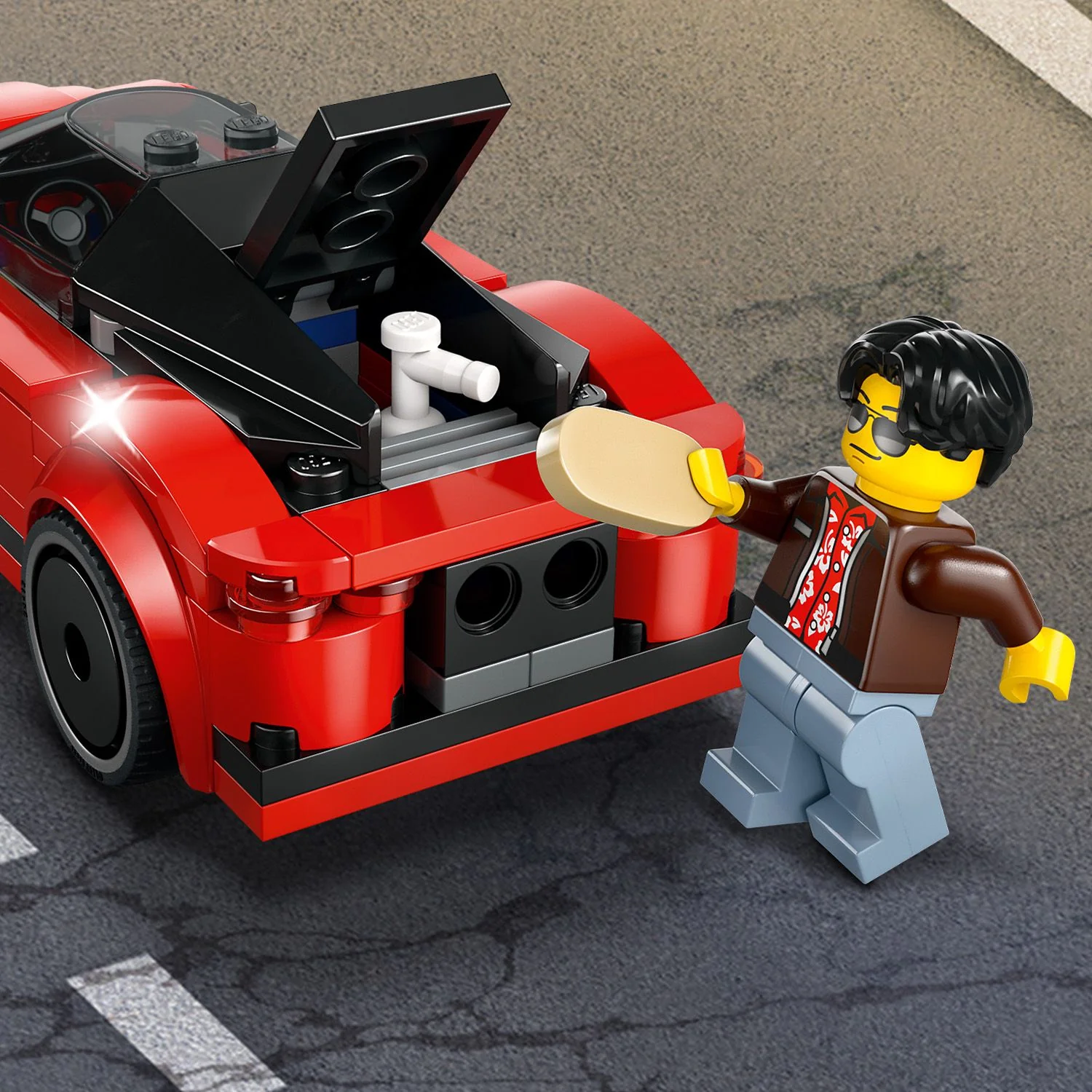LEGO® City Red Sports Car - Image 7