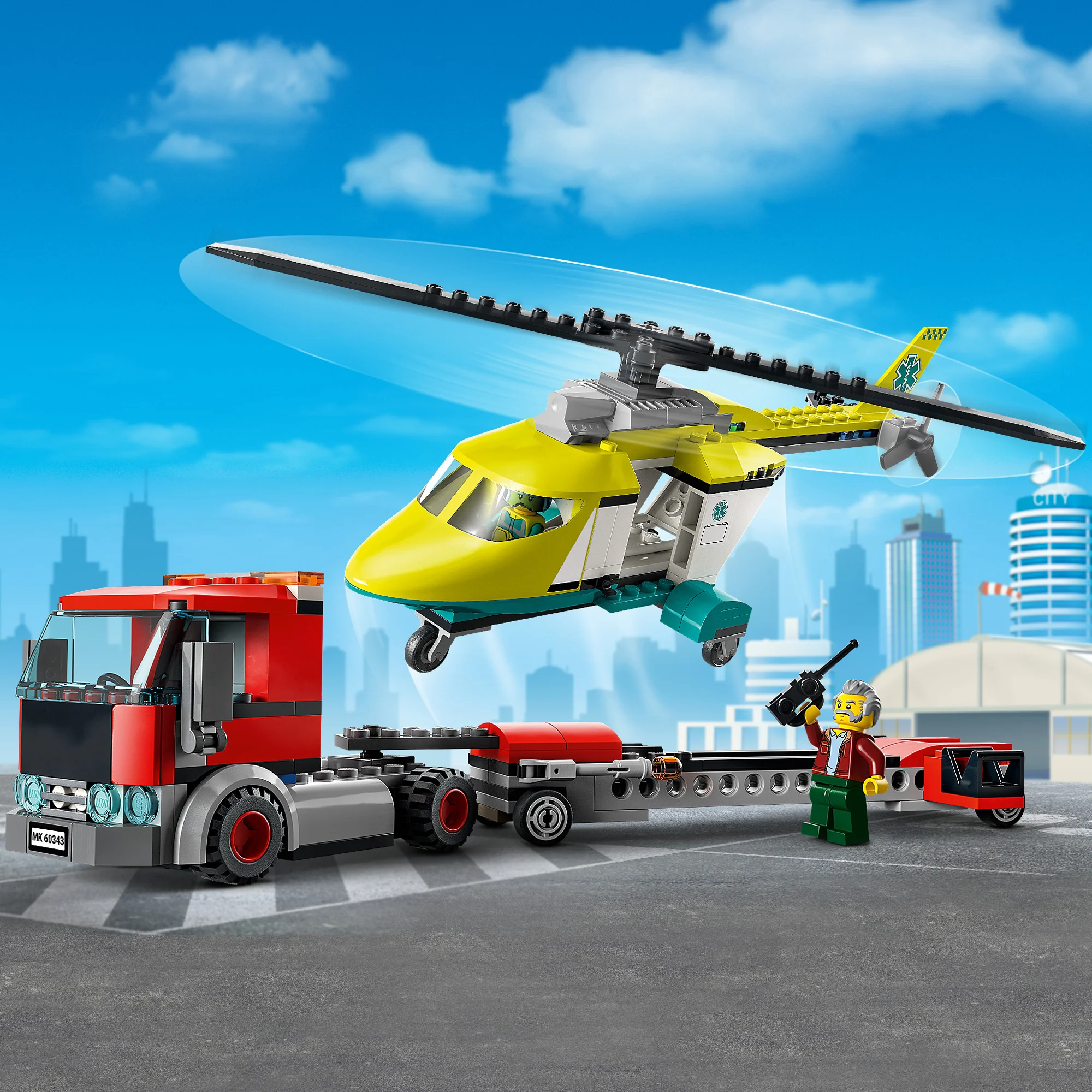 LEGO® City Rescue Helicopter Transport - Image 10