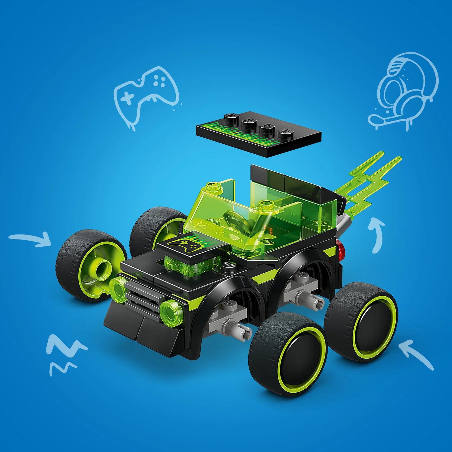 LEGO® City Rides – Gaming Race Car - Image 4