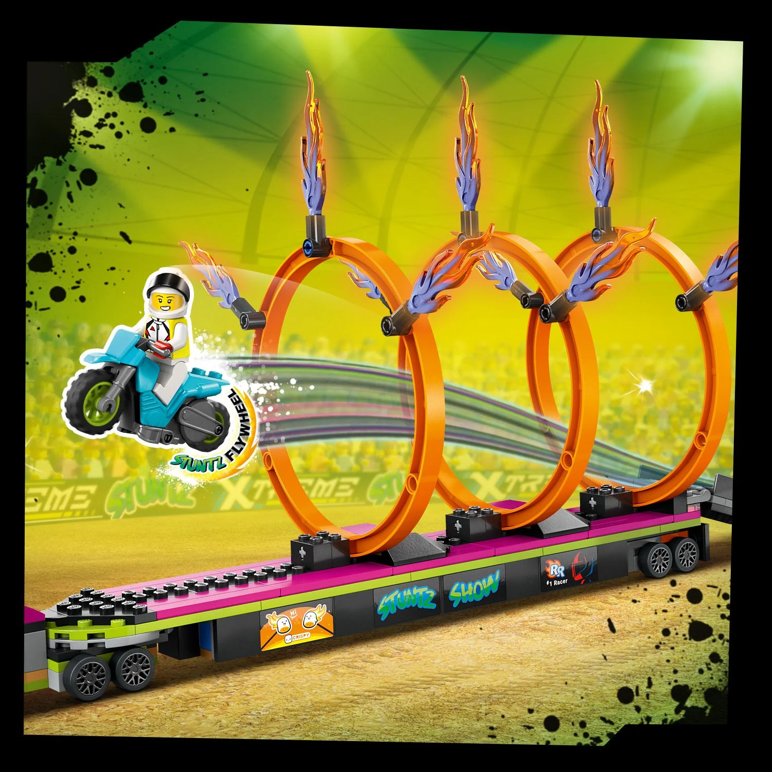 LEGO® City Stunt Truck & Ring of Fire Challenge - Image 8