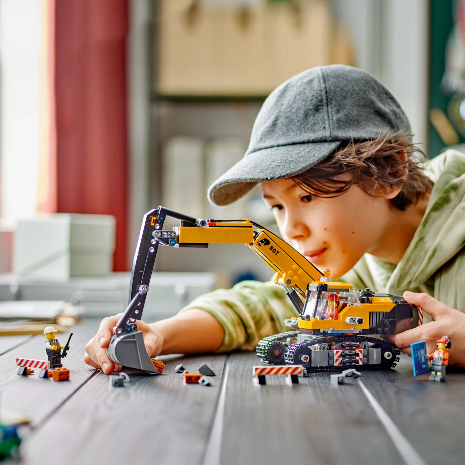 LEGO® City Yellow Construction Excavator - Image 4