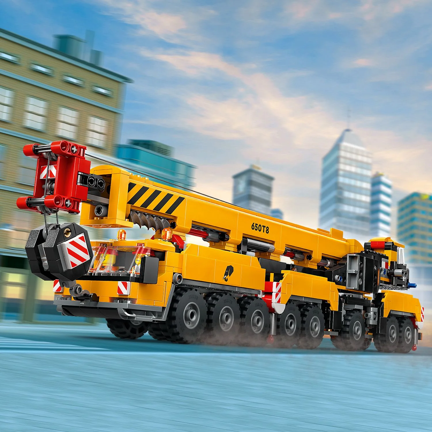 LEGO® City Yellow Mobile Construction Crane - Image 6