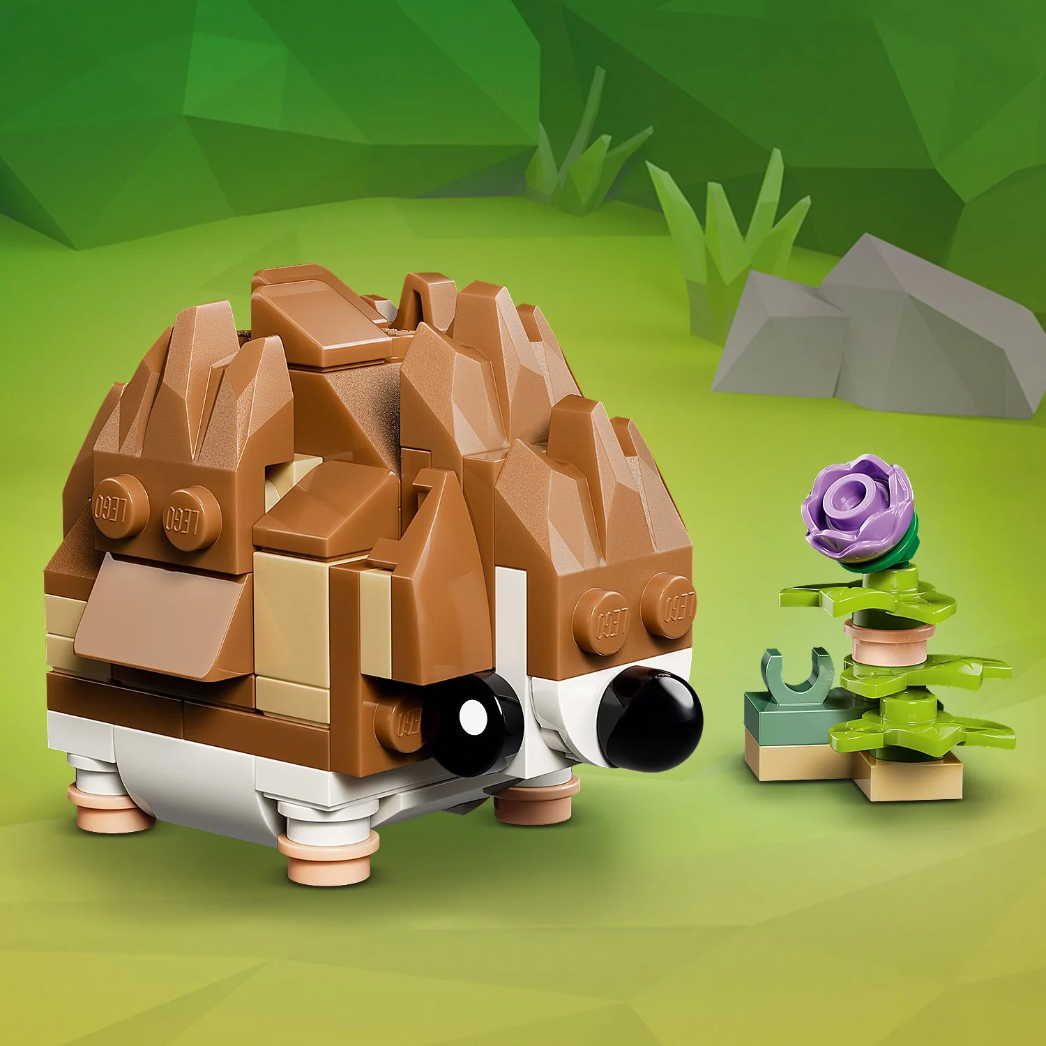 LEGO® Creator 3-in-1 Cute Hamster with a Flower - Image 8