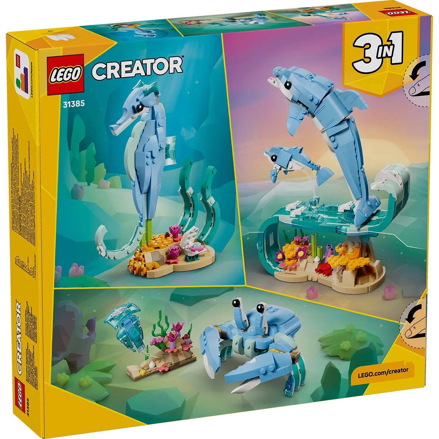 LEGO® Creator 3-in-1 Sea Animals: Beautiful Dolphins - Image 10