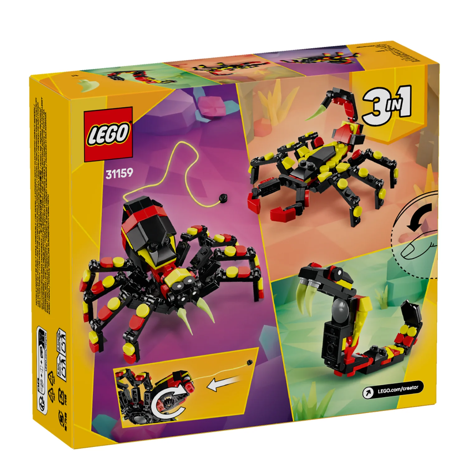 LEGO® Creator 3-in-1 Wild Animal: Surprising Spider - Image 9
