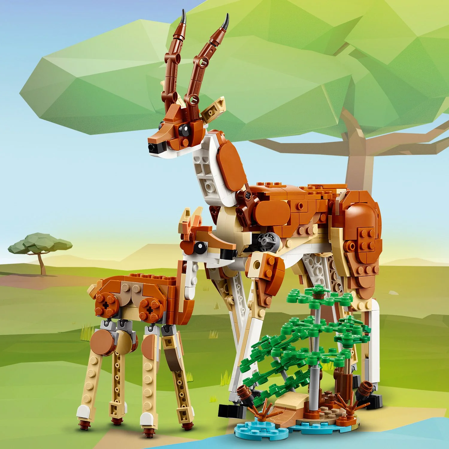 LEGO® Creator 3-in-1 Wild Safari Animals - Image 8