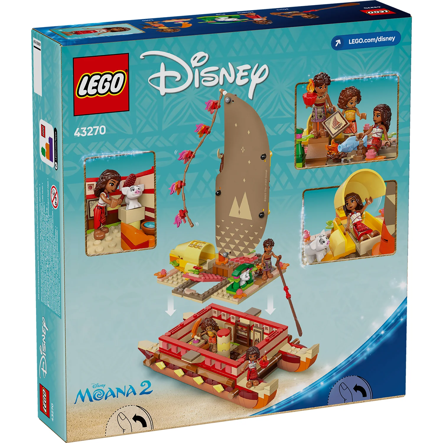 LEGO® | Disney Moana's Adventure Canoe - Image 9