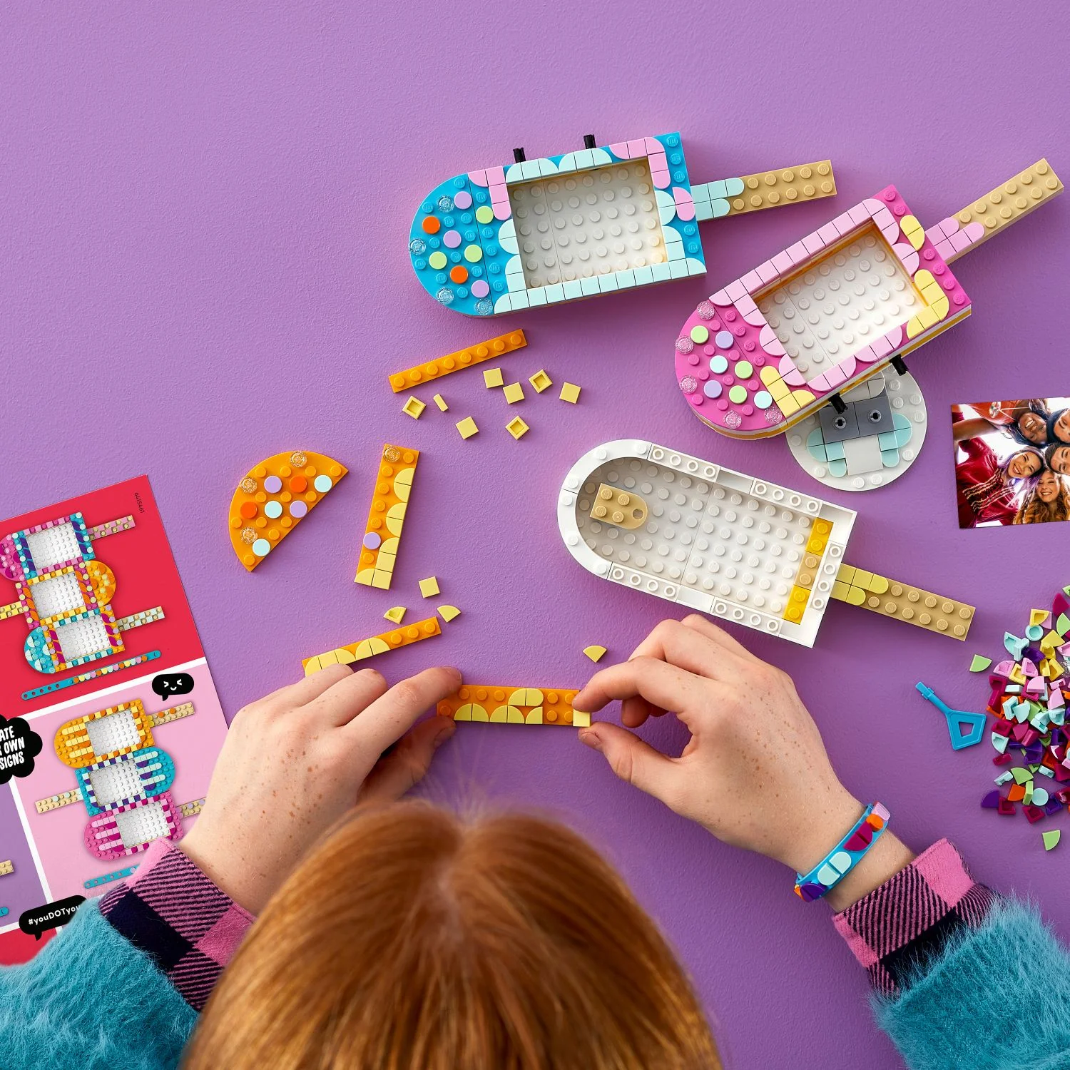 LEGO® DOTS™  Ice Cream Picture Frames & Bracelet - Image 3