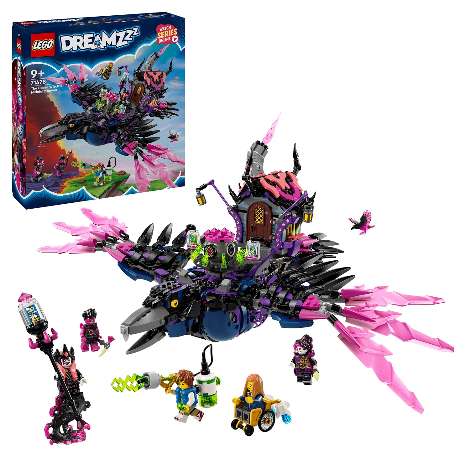 LEGO® DREAMZzz™ The Never Witch’s Midnight Raven - Image 9