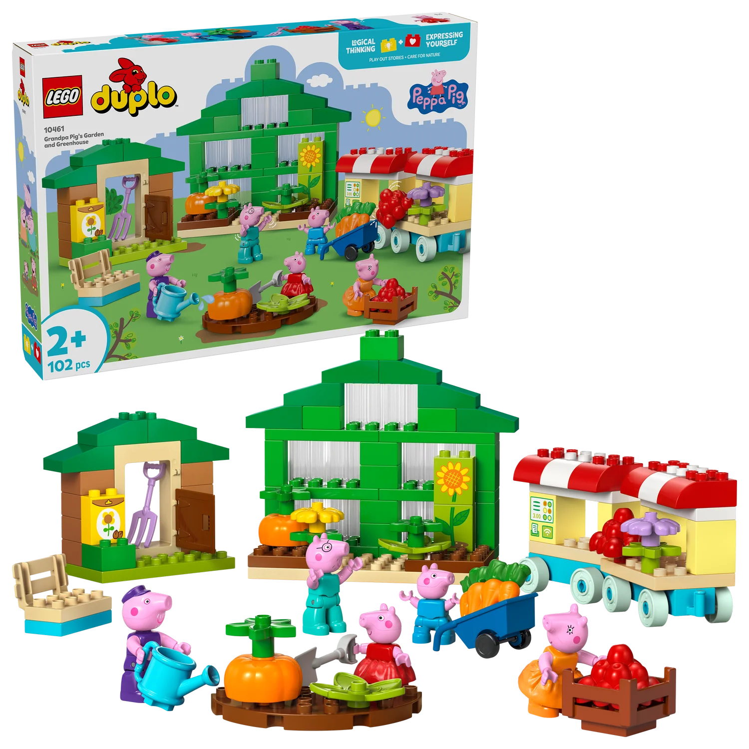 LEGO® DUPLO™ Grandpa Pig's Garden and Greenhouse - Image 12