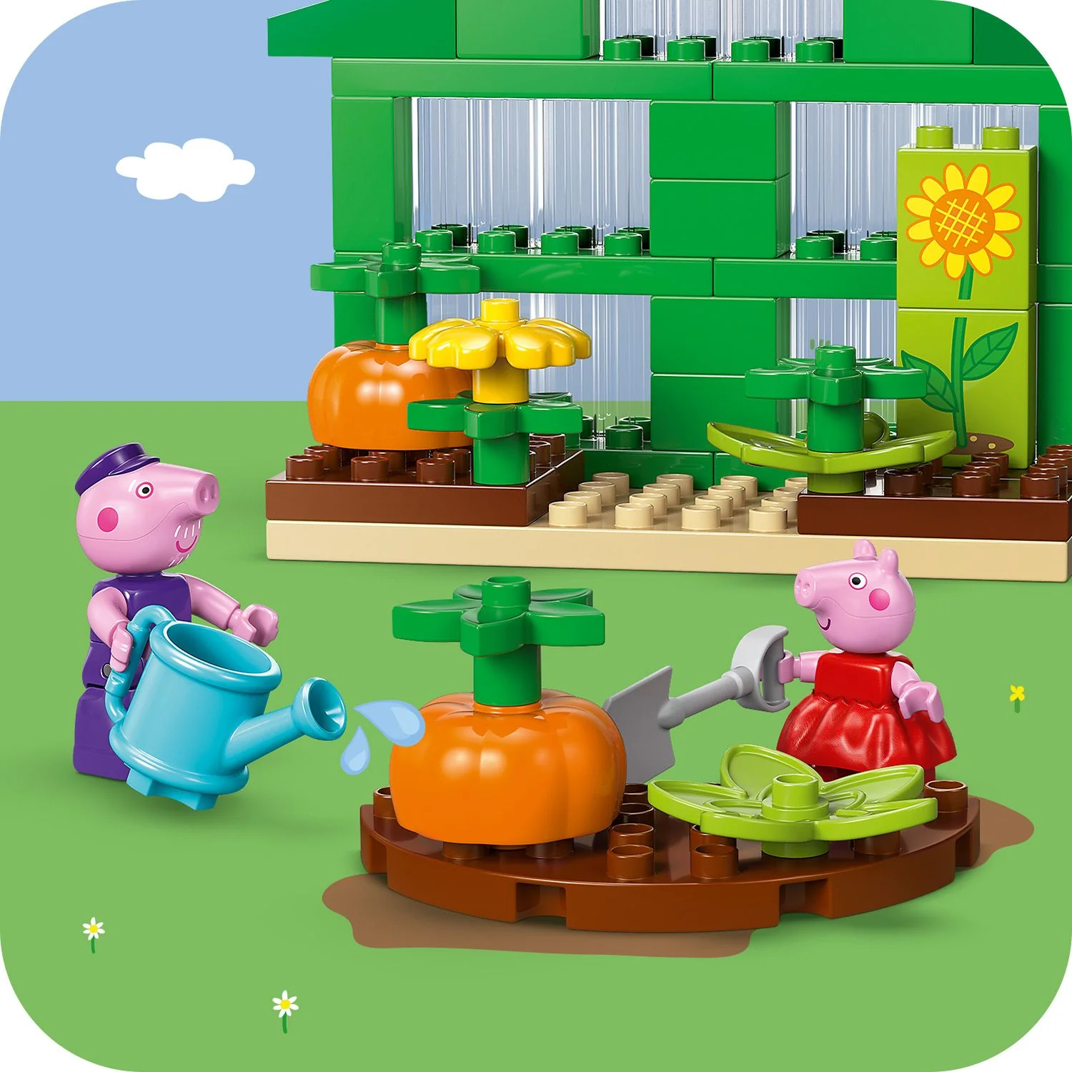 LEGO® DUPLO™ Grandpa Pig's Garden and Greenhouse - Image 9