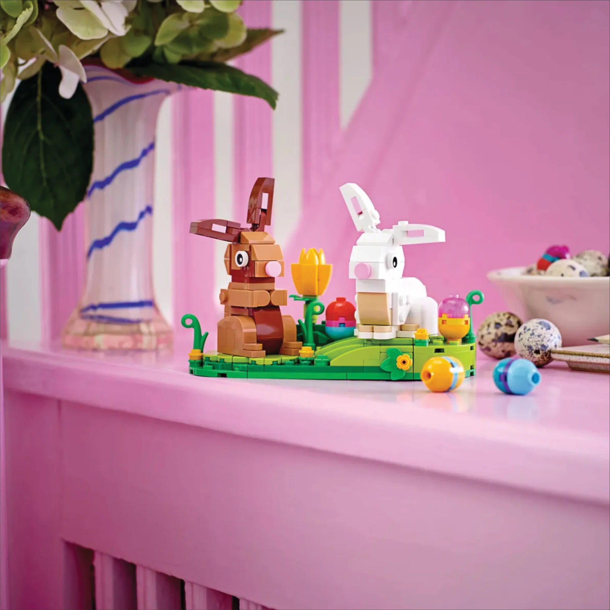 LEGO® Easter Rabbits Display - Image 3