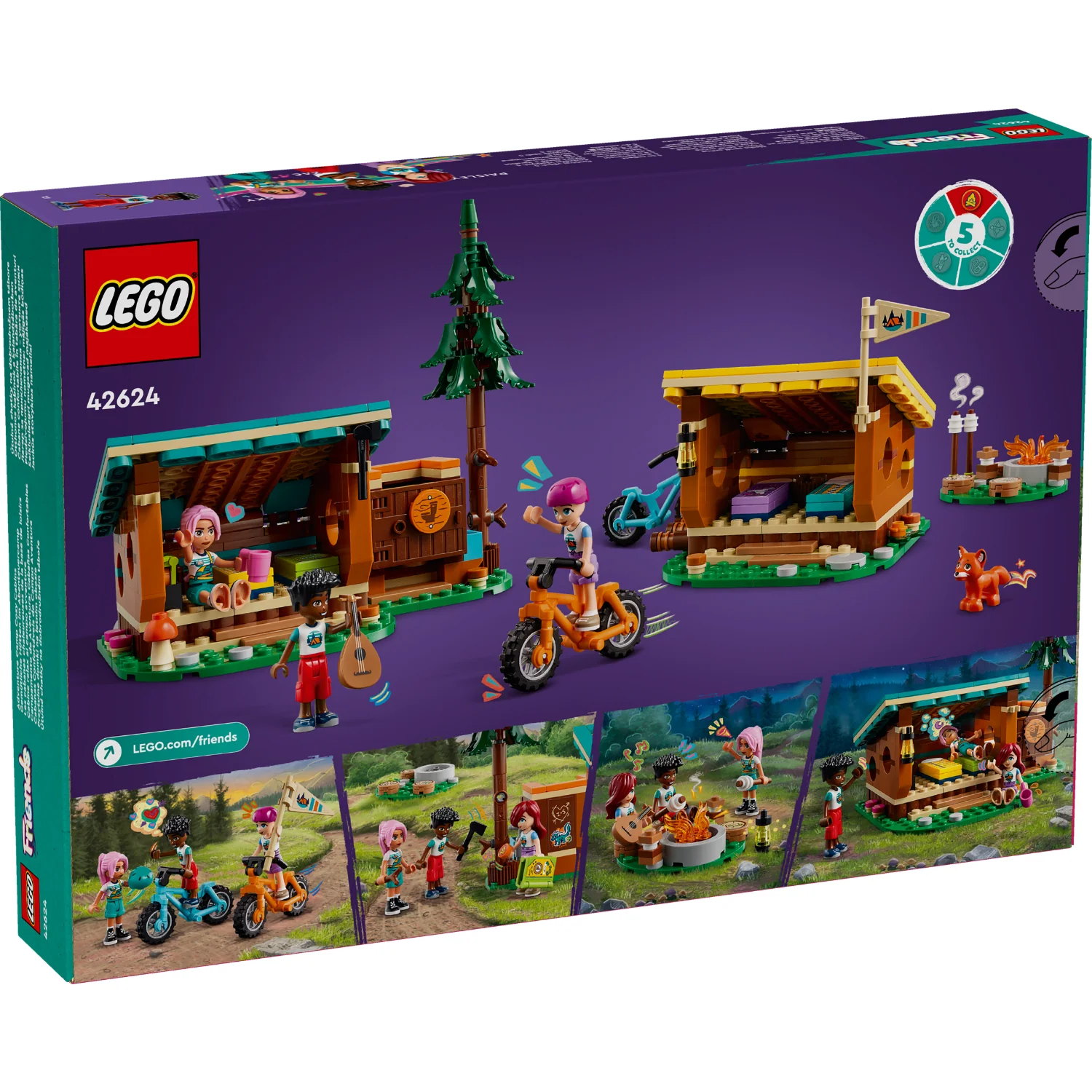 LEGO® Friends™ Adventure Camp Cosy Cabins - Image 10