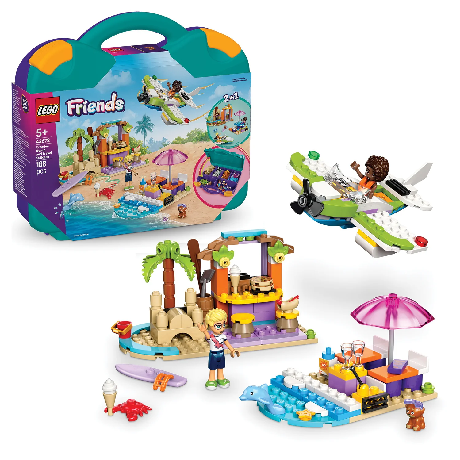 LEGO® Friends™ Creative Beach and Travel Suitcase - Image 6