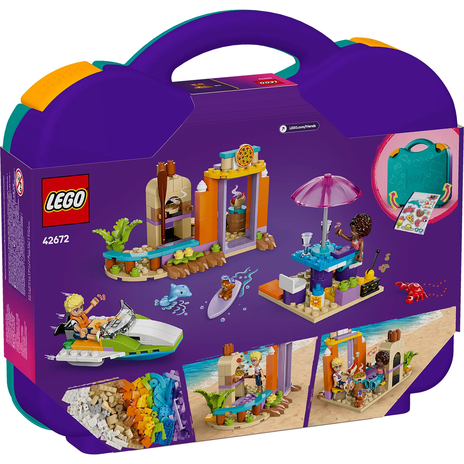 LEGO® Friends™ Creative Beach and Travel Suitcase - Image 8