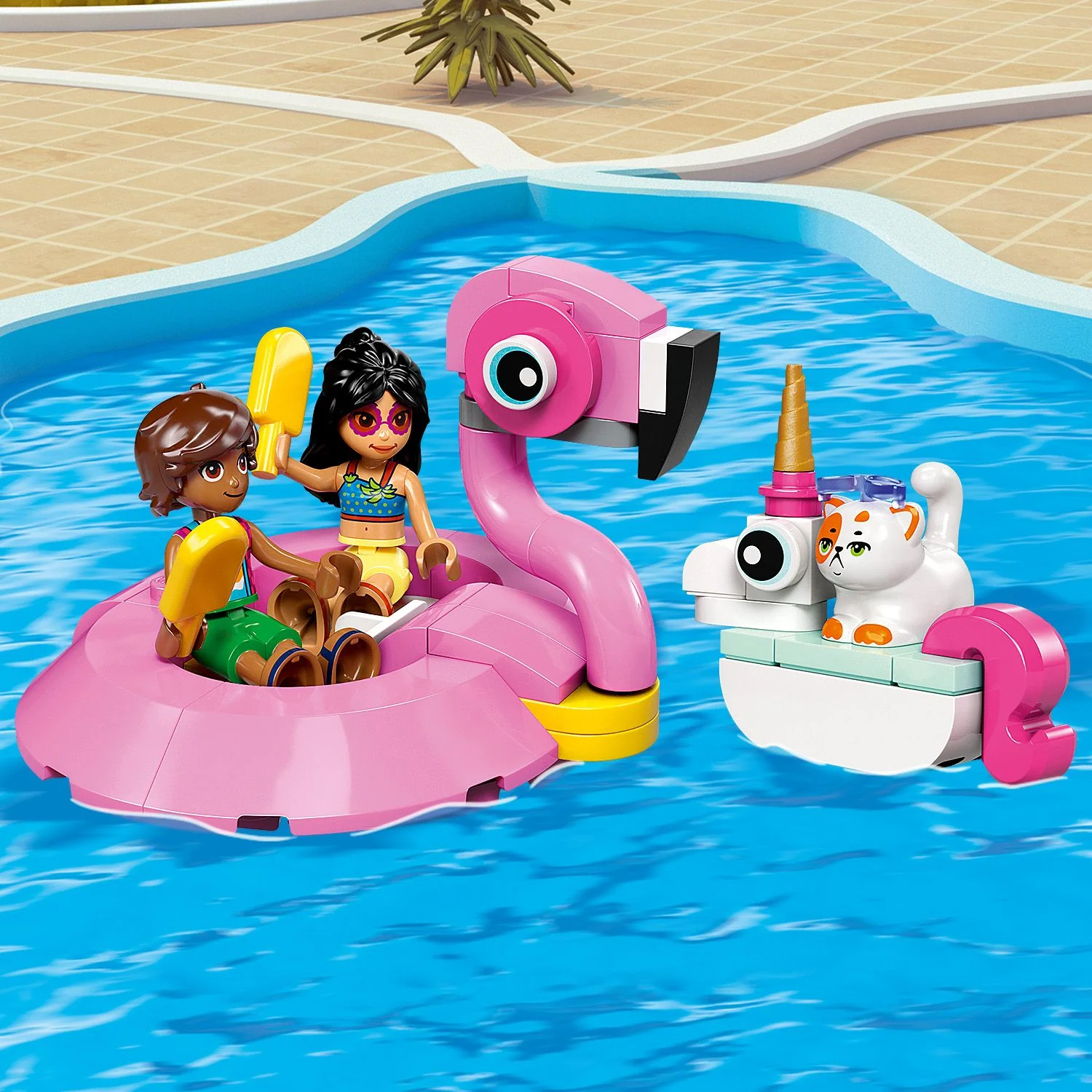 LEGO® Friends™ Unicorn & Flamingo Pool Party - Image 6