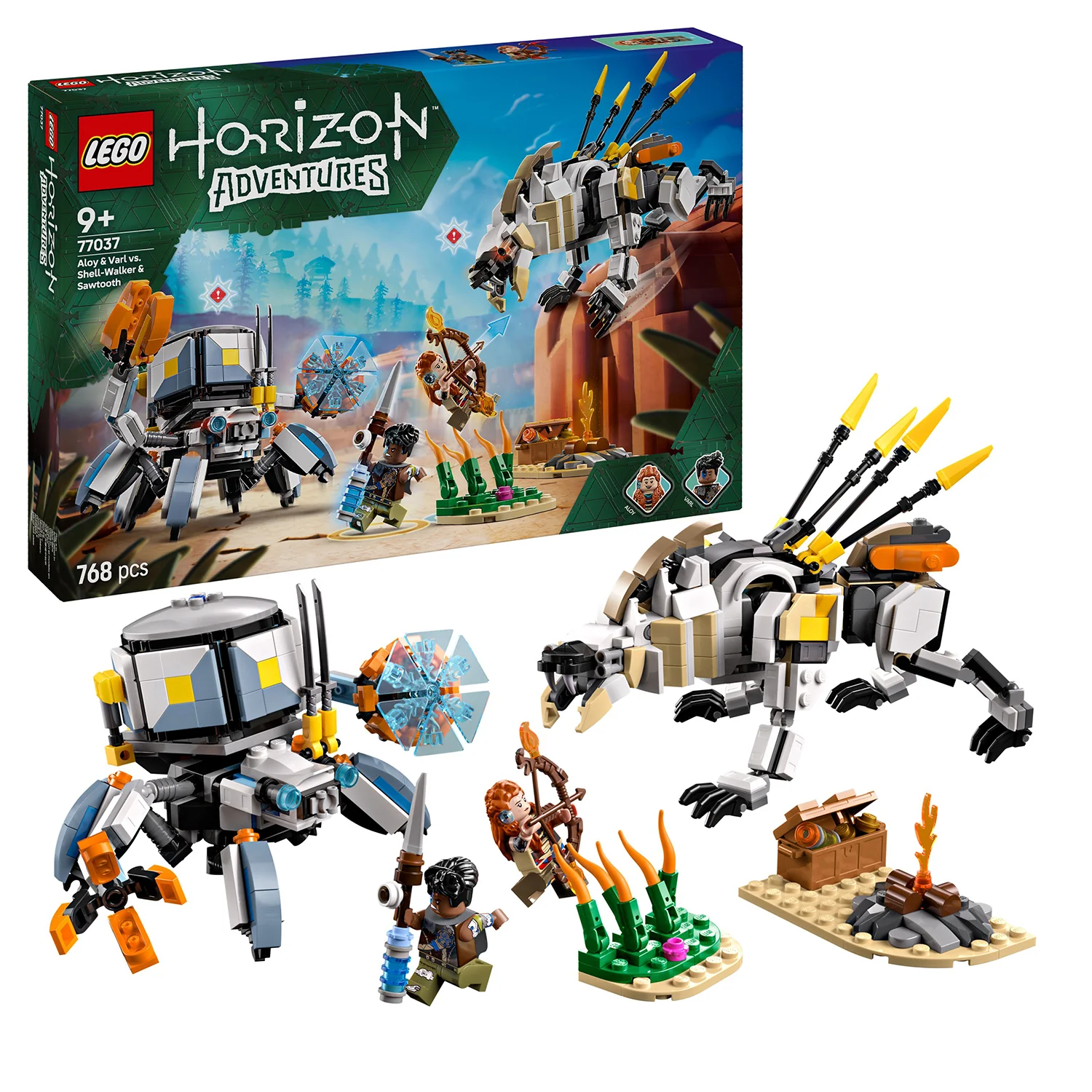 LEGO® Horizon Adventures™ Aloy & Varl vs. Shell-Walker & Sawtooth - Image 8