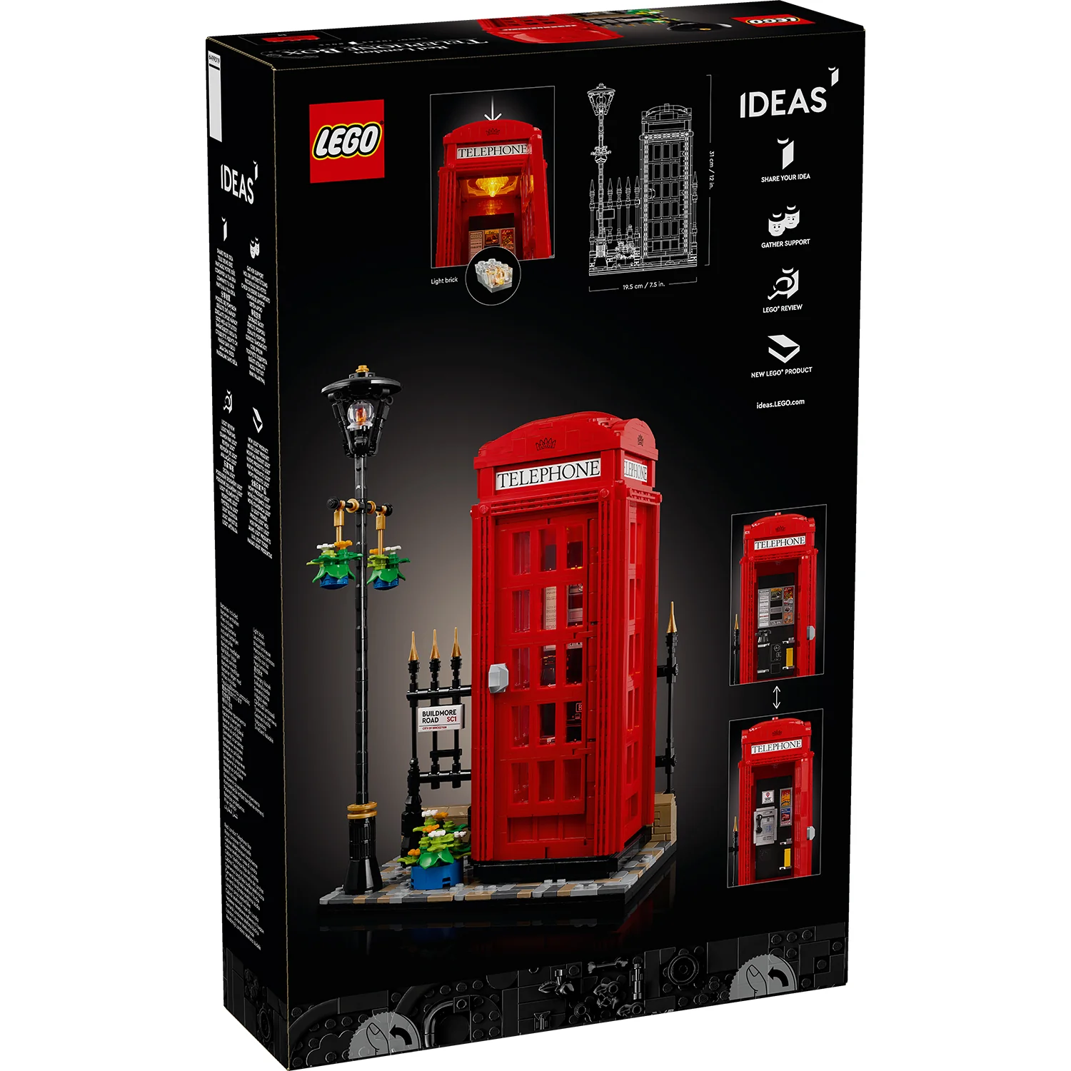 LEGO® Ideas Red London Telephone Box - Image 11