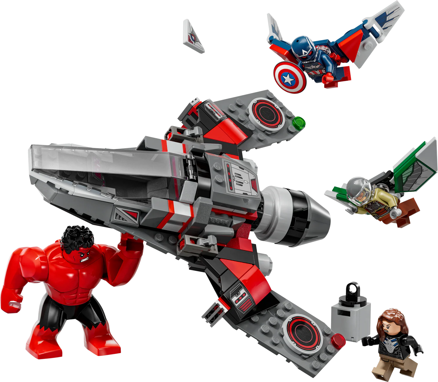 LEGO® Marvel Captain America vs. Red Hulk Battle - Image 2