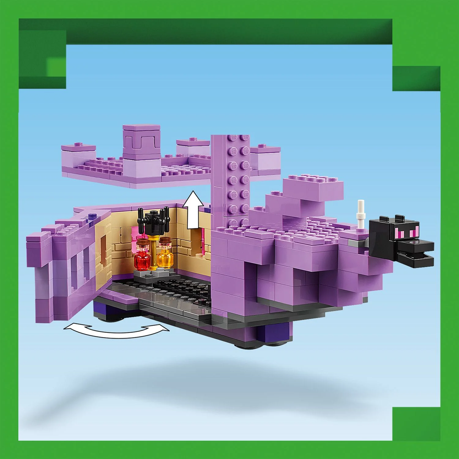 LEGO® Minecraft® The Ender Dragon and End Ship - Image 7