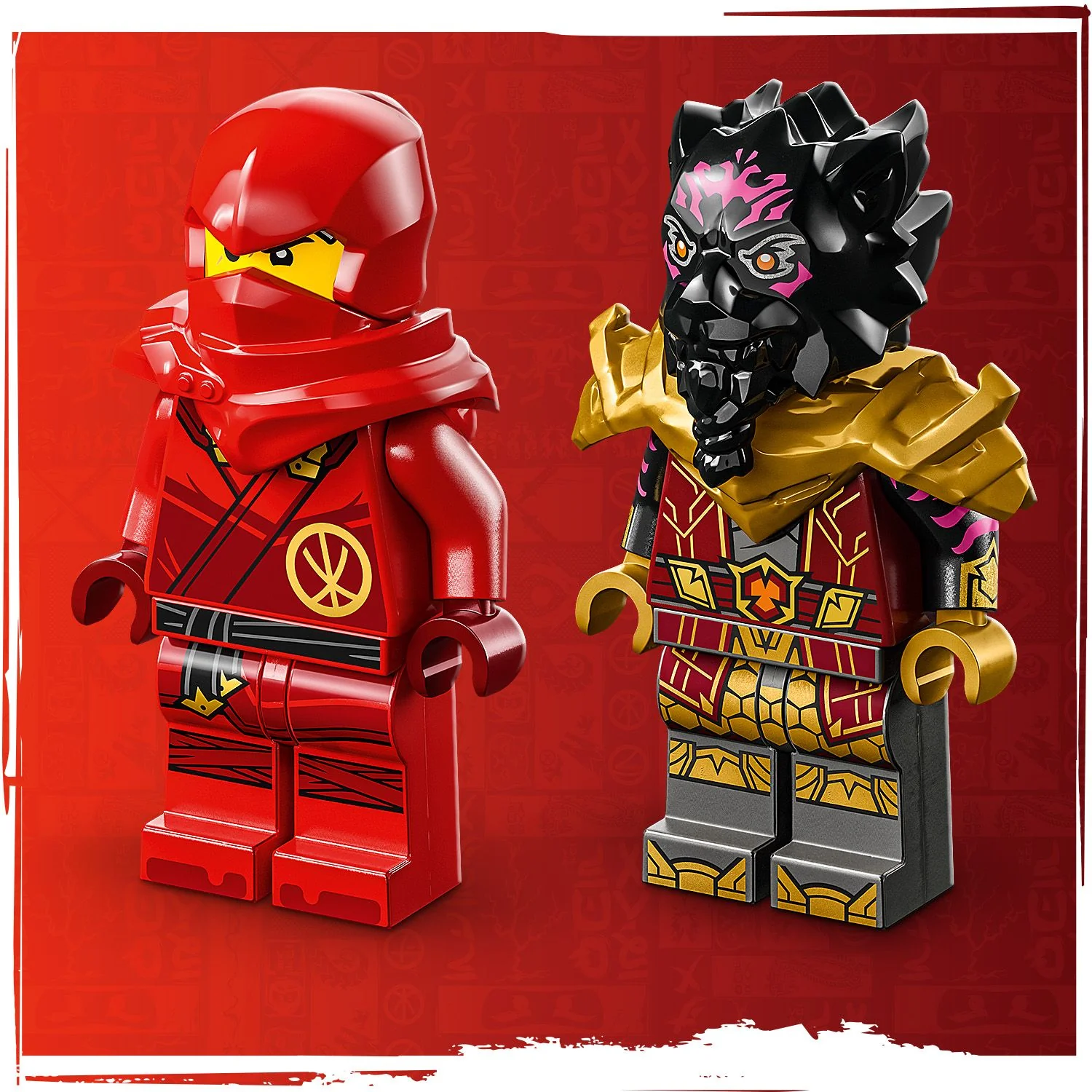 LEGO® NINJAGO® Kai and Ras’s Car and Bike Battle - Image 8