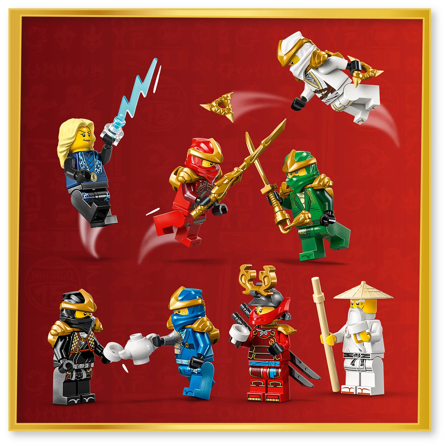 LEGO® NINJAGO® Ninja Character Display 15th Anniversary - Image 8