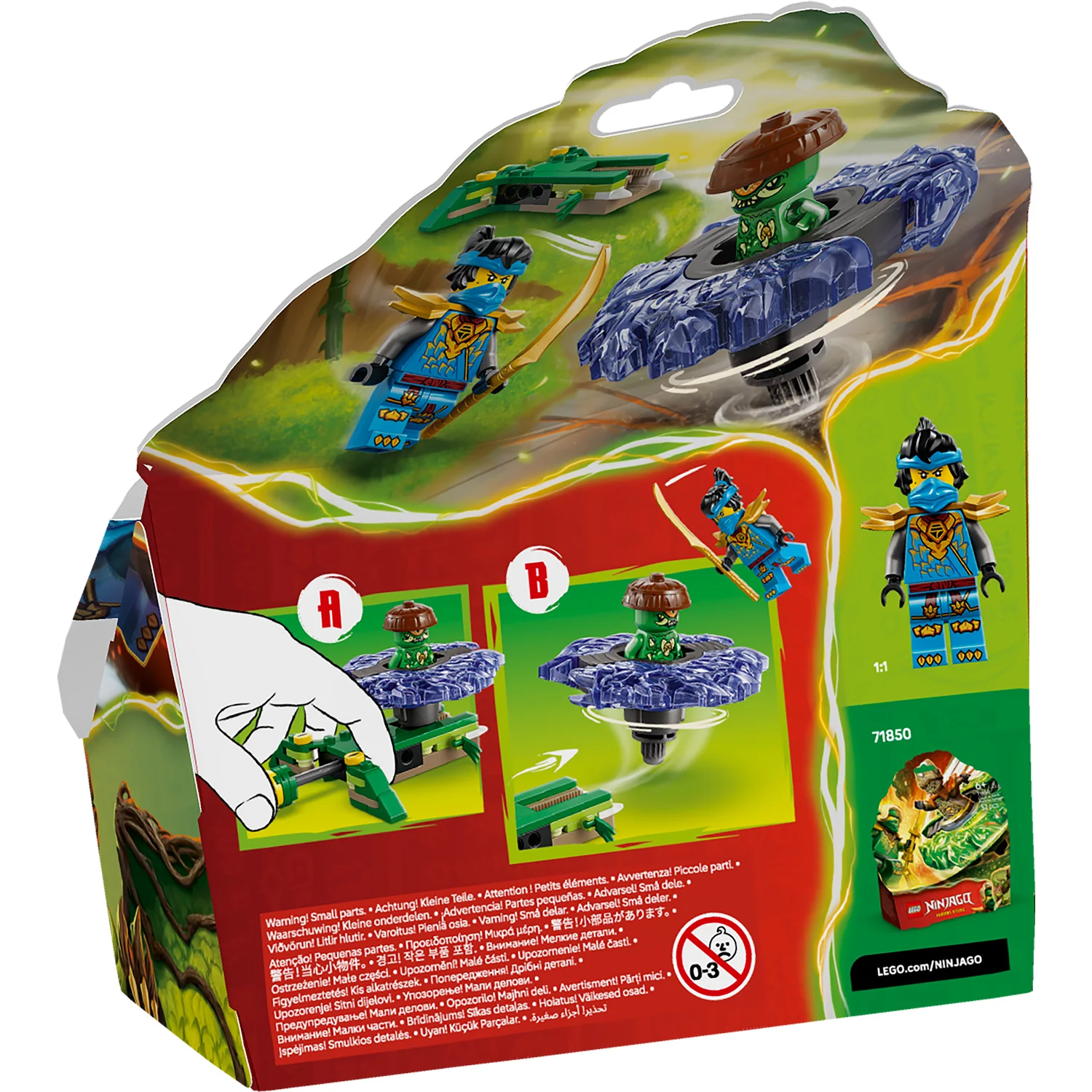 LEGO® NINJAGO® Nya vs. Mutation Monster Spinner - Image 9