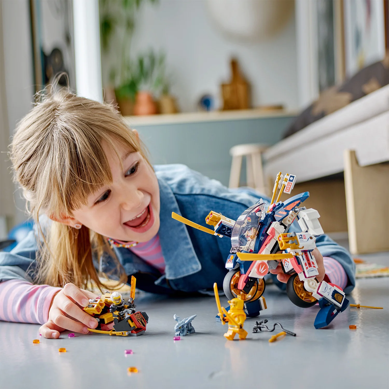 LEGO® NINJAGO® Sora’s Transforming Mech Bike Racer - Image 3