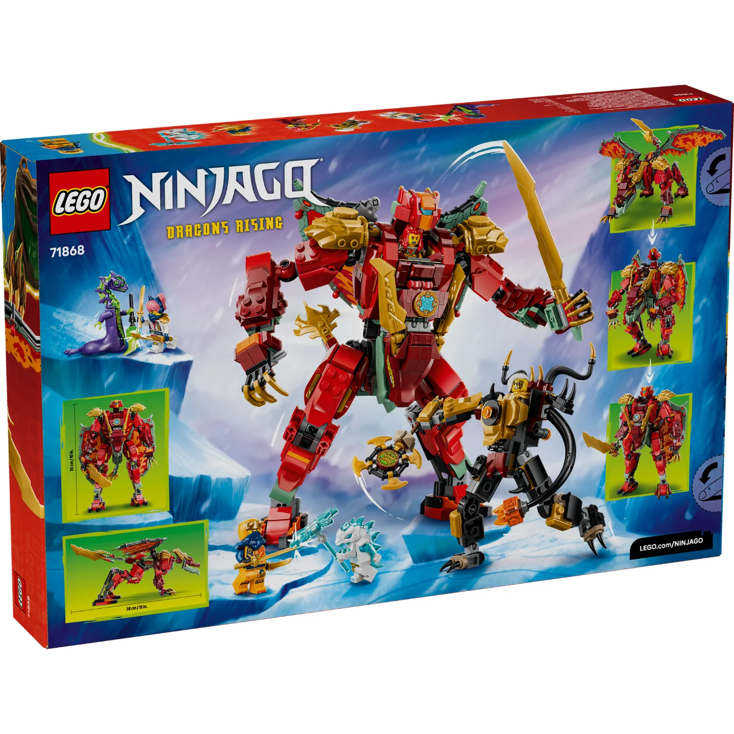 LEGO® NINJAGO® Wyldfyre's Transforming Dragon Mech - Image 10