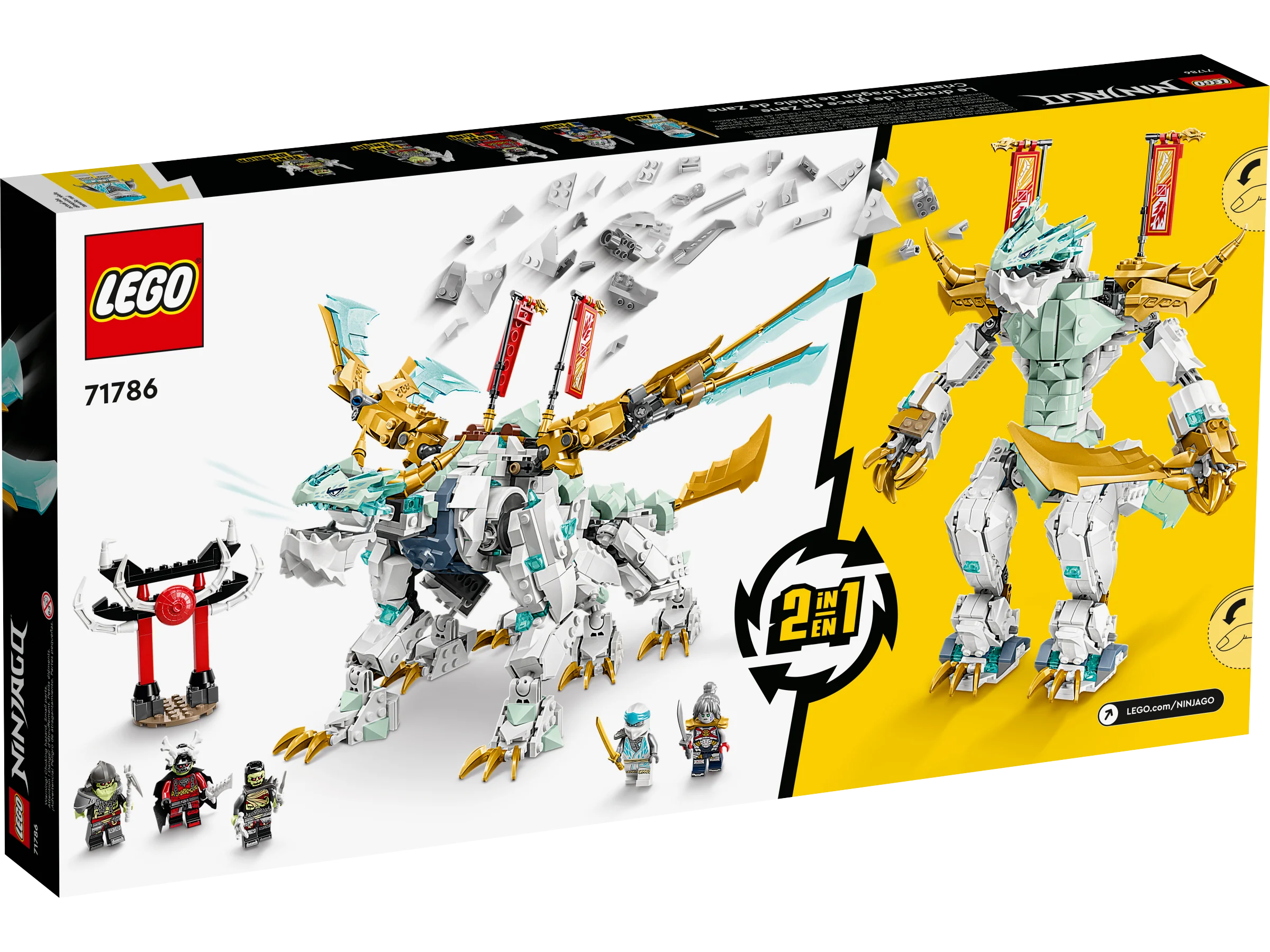 LEGO® NINJAGO® Zane’s Ice Dragon Creature - Image 6