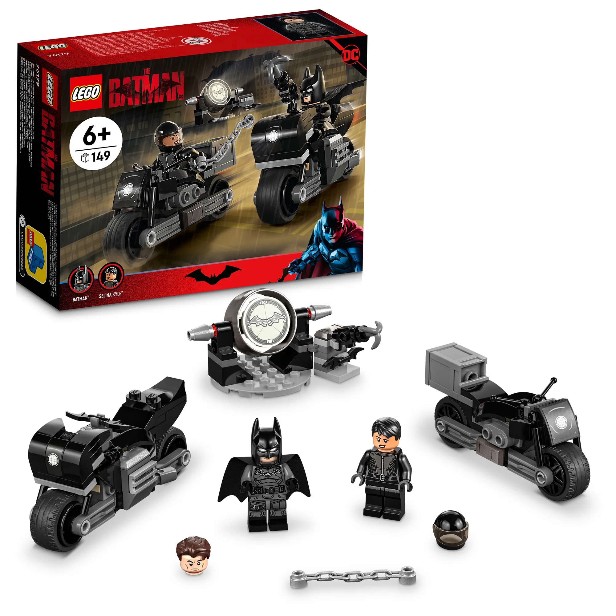 LEGO® DC Batman™ & Selina Kyle™ Motorcycle Pursuit - Image 9