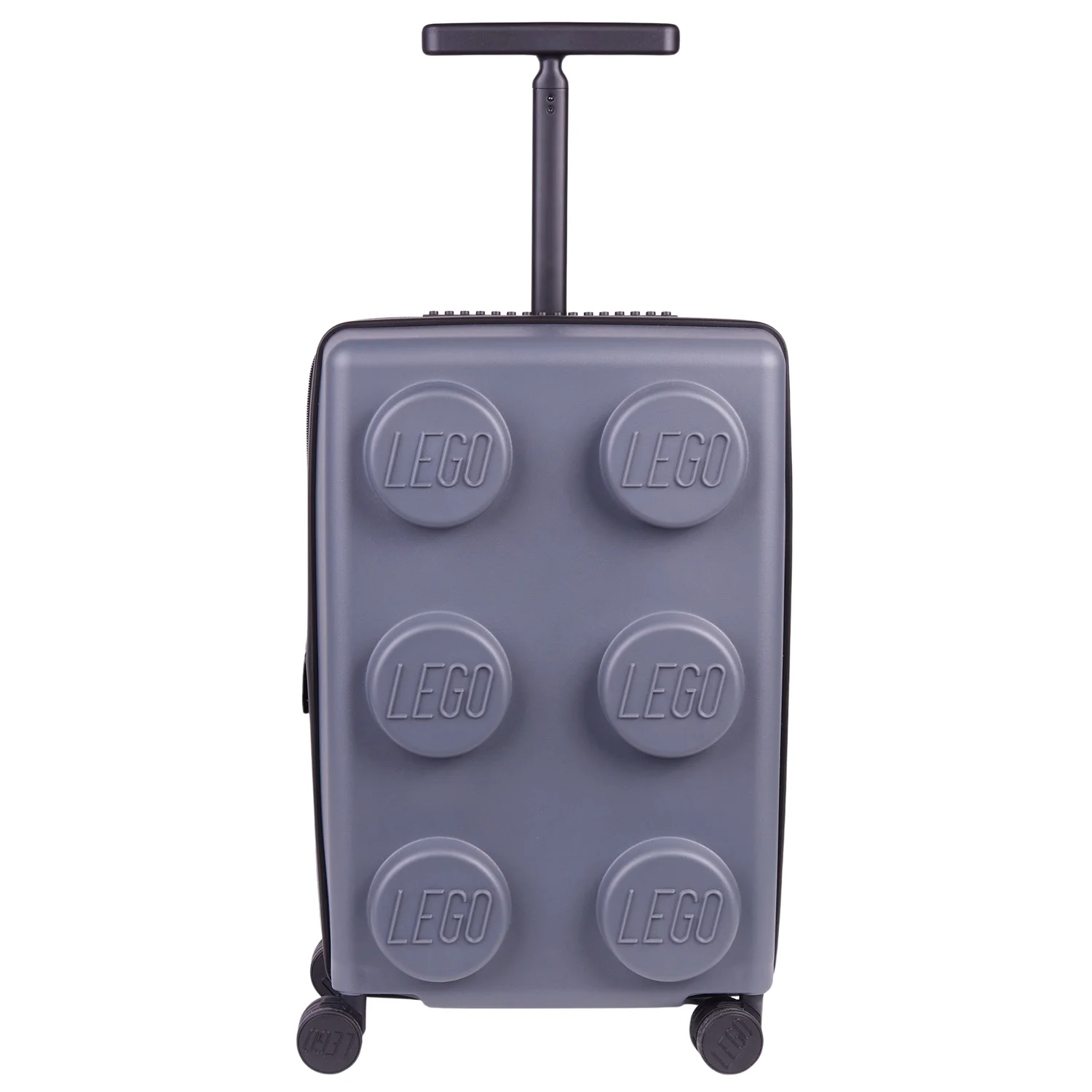 LEGO Signature Brick 2x3 Trolley Expandable Luggage - Stone Grey - Image 3