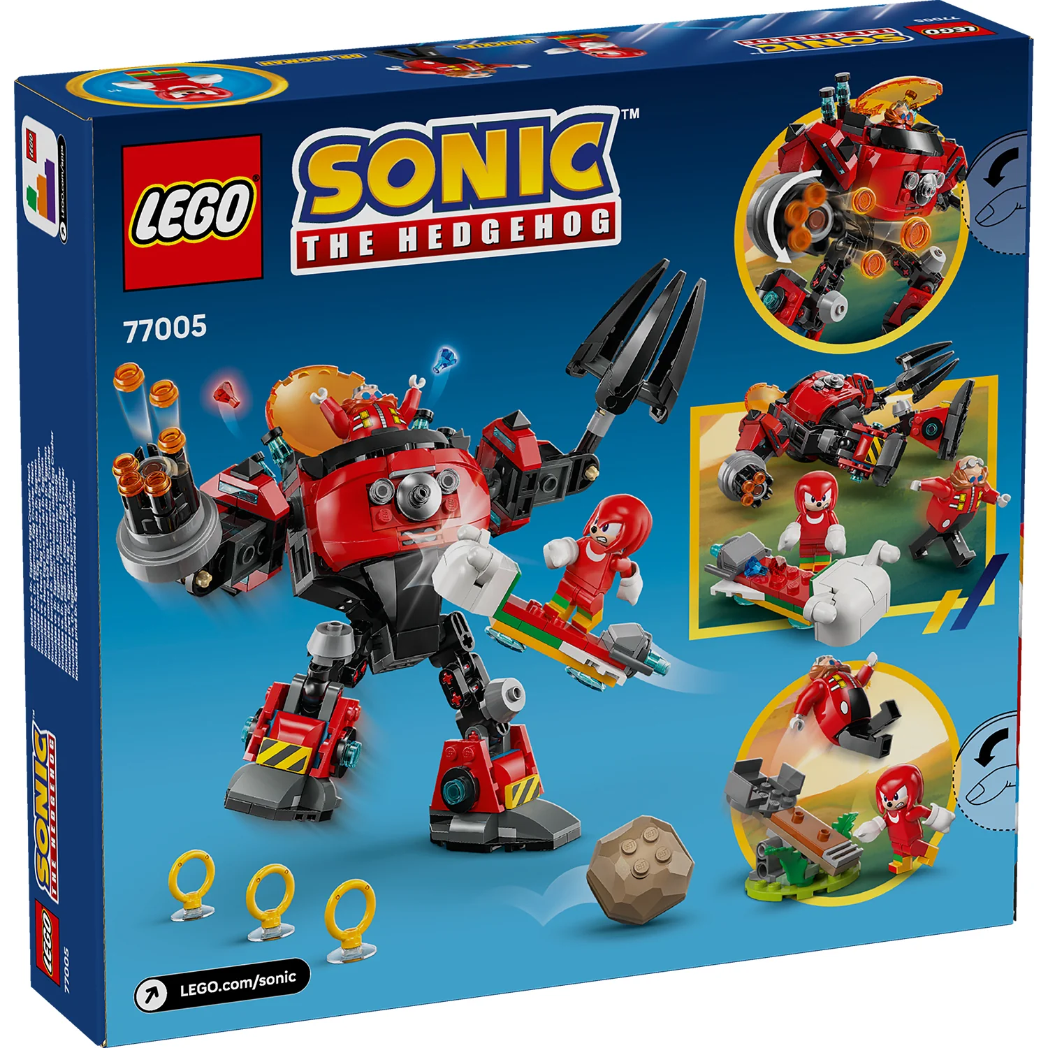 LEGO® Sonic the Hedgehog™ Knuckles vs. Dr. Eggman Egg Crusher Mech - Image 10