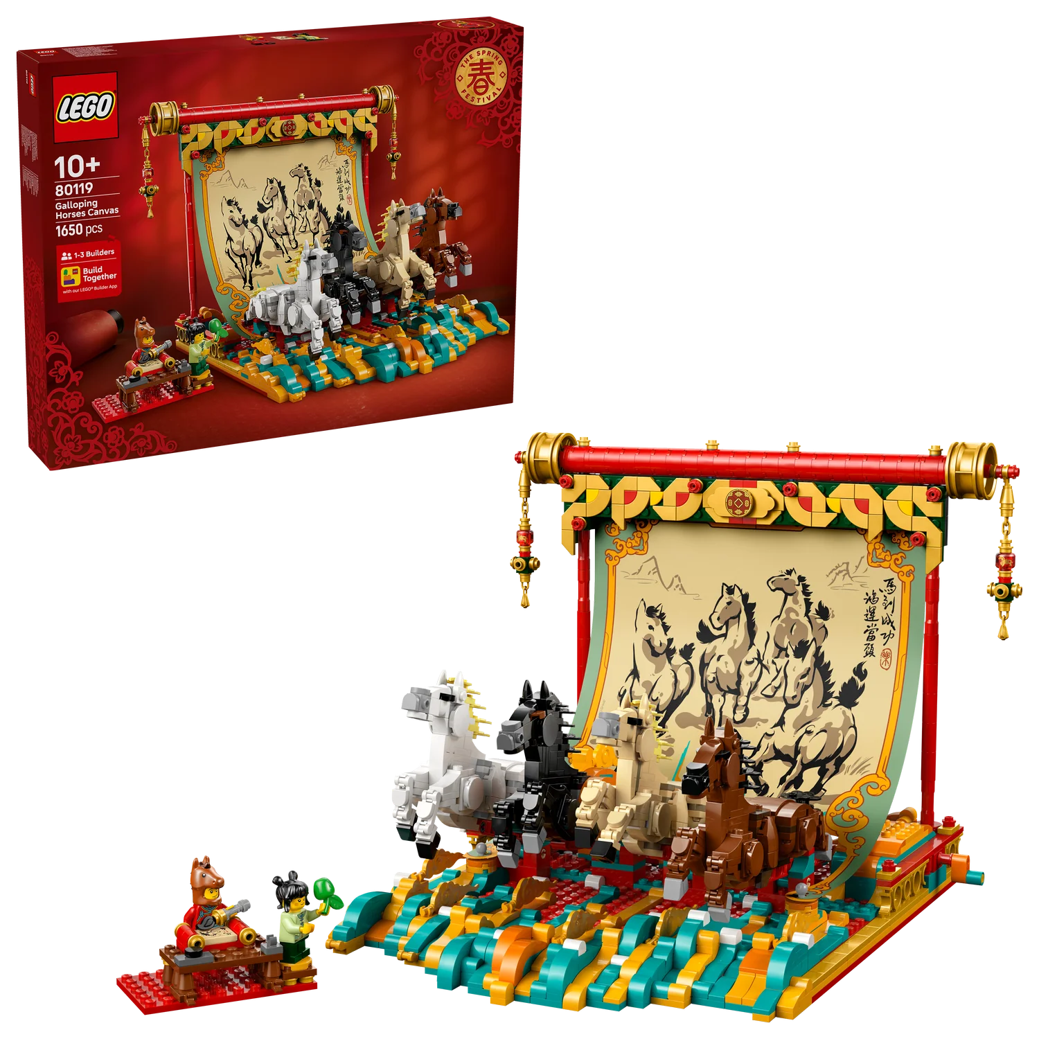 LEGO® Spring Festival Galloping Horse Canvas - Image 9
