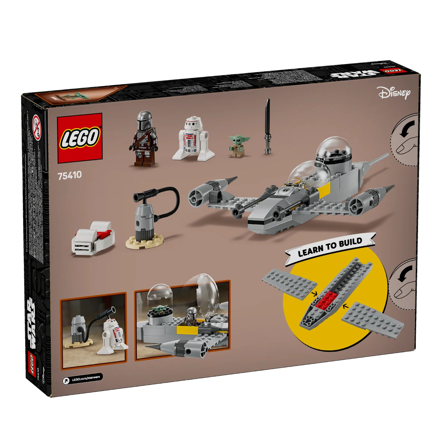 LEGO® Star Wars™ Mando and Grogu’s N-1 Starfighter™ - Image 9