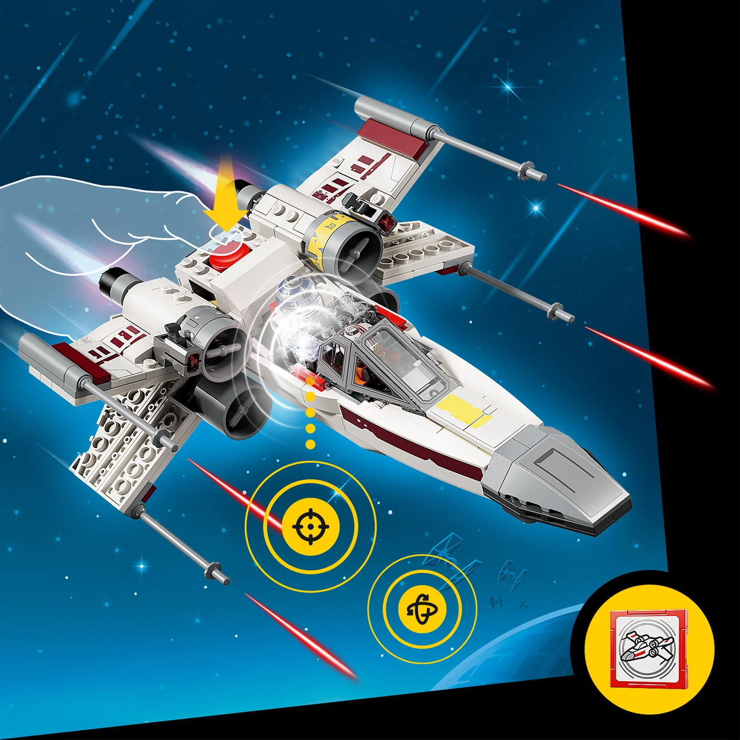 LEGO® Star Wars™ SMART Play™: Luke’s Red Five X-Wing™ - Image 6