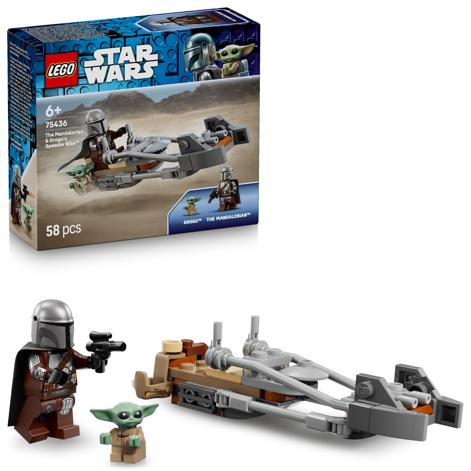 LEGO® Star Wars™ The Mandalorian & Grogu’s Speeder Bike™ - Image 9