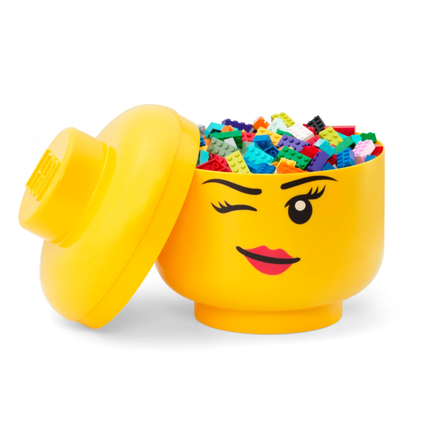Lego Storage Head (Large) - Winking - Image 3