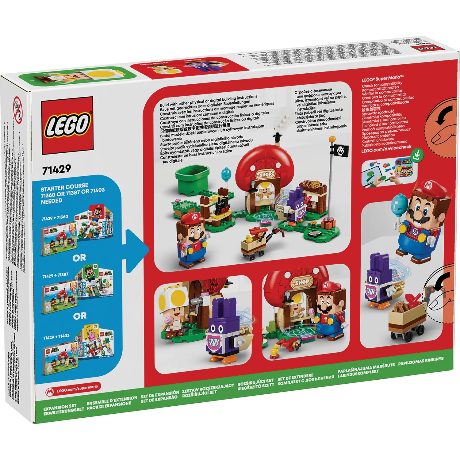 LEGO® Super Mario™ Nabbit at Toad’s Shop Expansion Set - Image 10