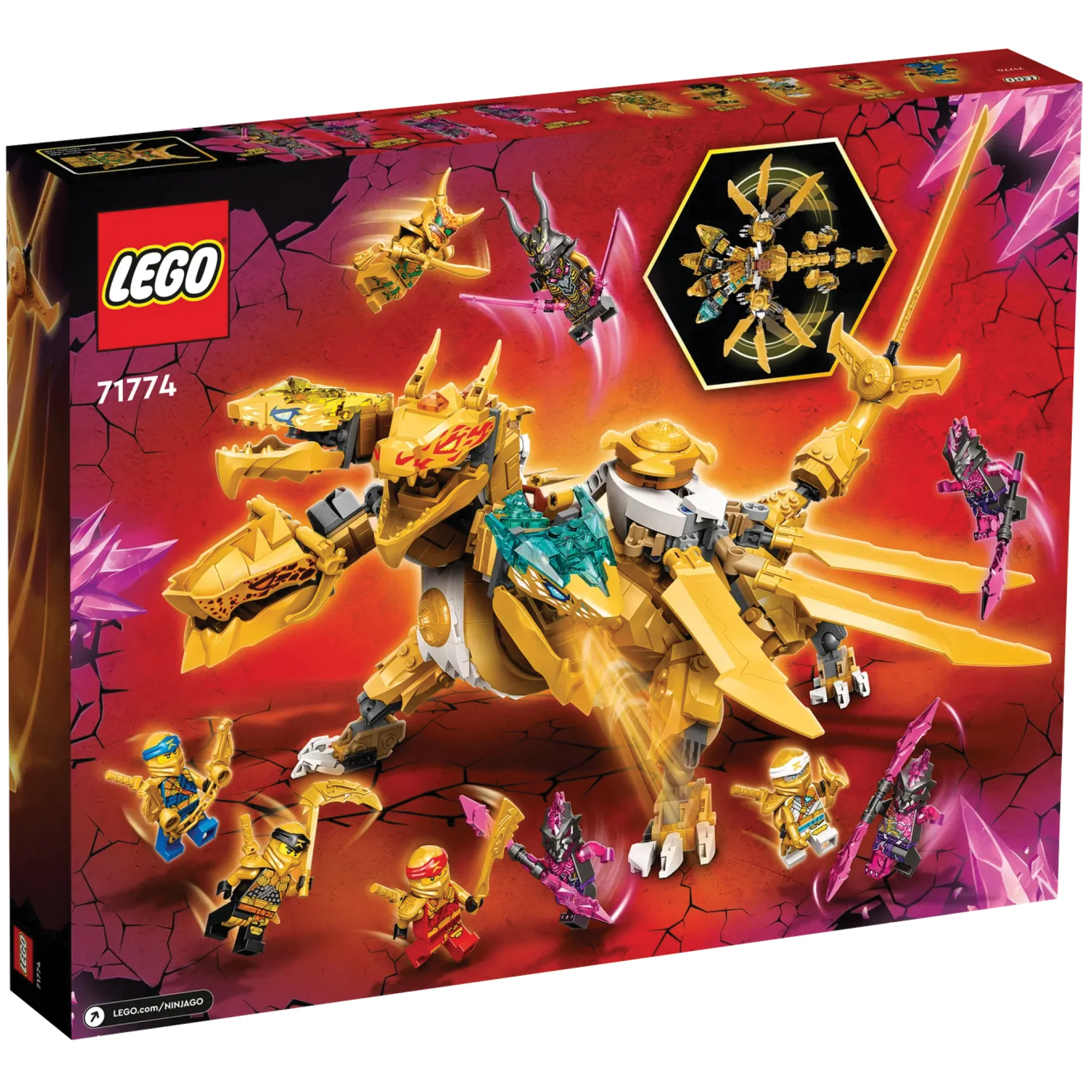 LEGO® NINJAGO® Lloyd’s Golden Ultra Dragon - Image 7