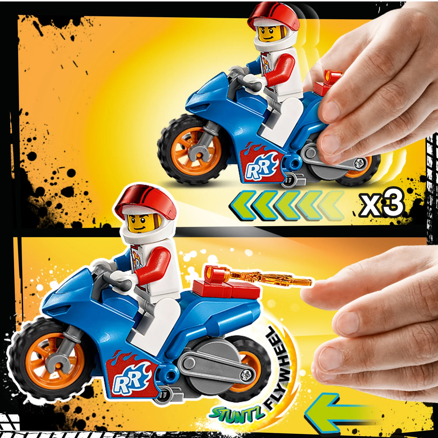 LEGO® City Rocket Stunt Bike - Image 8