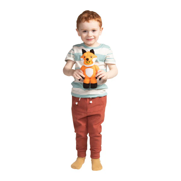 Small LEGO® Fox Guy Plush Toy - Image 4
